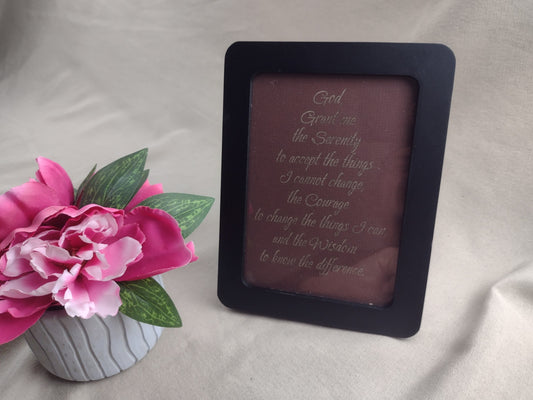 Framed Serenity Prayer